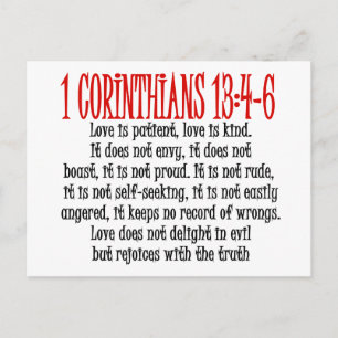 Liefde is briefkaart