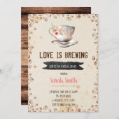 Liefde is brouwen bruids douche uitnodiging (Voorkant / Achterkant)