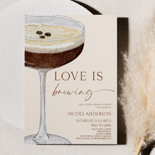 Liefde is brouwen Expresso Martini Vrijgezellenfee Kaart