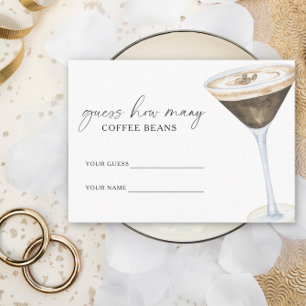 Liefde is brouwen Hoeveel koffiebonen Informatiekaartje