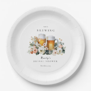 Liefde is Brouwende Bier Bruiloft Feest Papieren Bordje