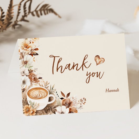 Liefde is Bruisende Koffie Bruiloft Feest Bedankkaart