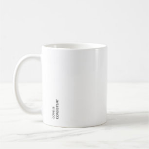 Liefde is consistent koffiemok