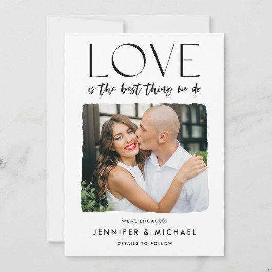 Liefde is de beste aankondiging van het Verloving  (Voorkant)