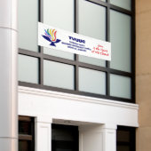 Liefde is de Geest - TVUUC Spandoek (Buitenkant Gebouw)