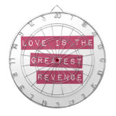Liefde is de grootste omzet dartbord (Voorkant)
