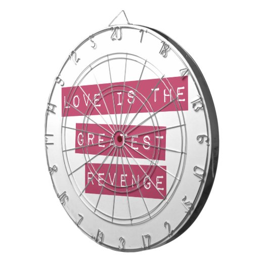 Liefde is de grootste omzet dartbord (Voorkant Rechts)