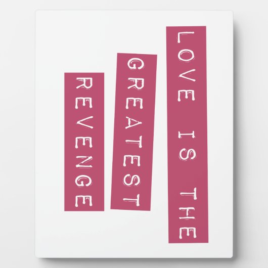 Liefde is de grootste omzet fotoplaat (Voorkant)