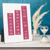 Liefde is de grootste omzet fotoplaat (Zijkant)