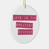 Liefde is de grootste omzet keramisch ornament (Rechts)