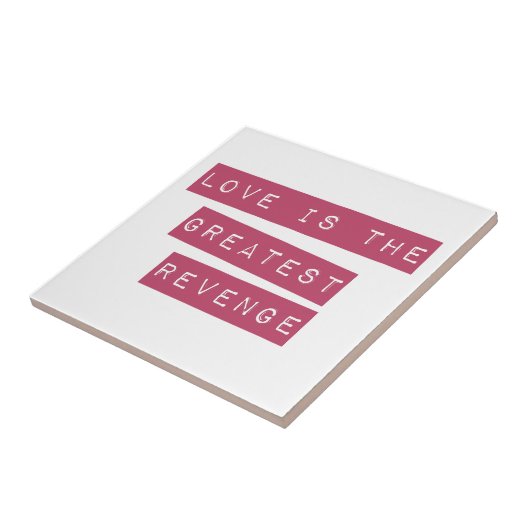 Liefde is de grootste omzet tegeltje (Zijkant)