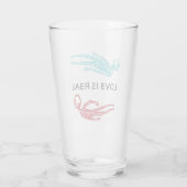 Liefde is echt een pluim glas (Achterkant)