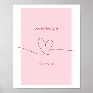 Liefde is echt overal poster