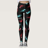 Liefde is echt skelet leggings (Voorkant)