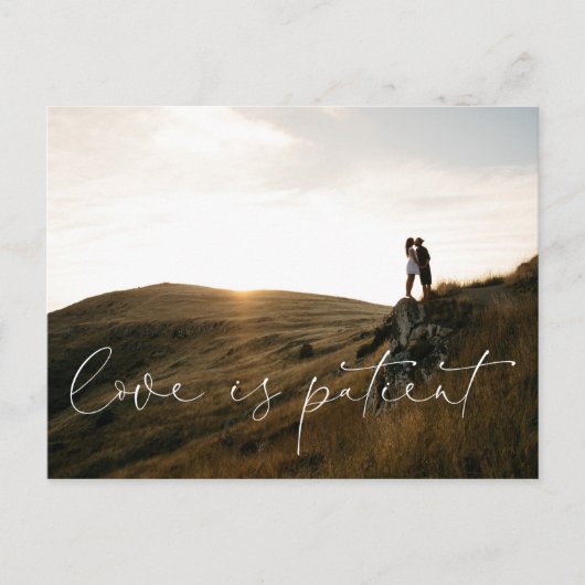 Liefde is een Briefkaart dat de patiënt het huweli (Voorkant)