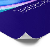 Liefde is een eindeloze oceaandigitale kunst poster (Hoek)