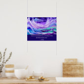 Liefde is een eindeloze oceaandigitale kunst poster (Keuken)