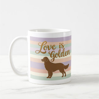 Liefde is een gouden koffiemok