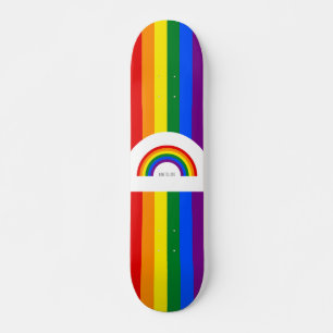 Liefde is een liefdesregenboogskateboard skateboard