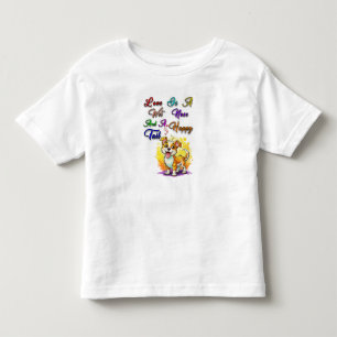 Liefde is een natte neus en een blijde staart kinder shirts