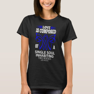 Liefde is één soep in twee lichamen als t-shirt
