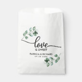 Liefde is een Sweet Greenery bruiloft Bedankzakje (Voorkant)