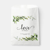 Liefde is een Sweet Greenery bruiloft Bedankzakje (Voorkant)