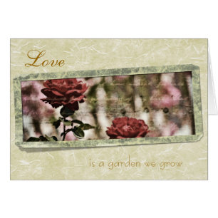 Liefde is een tuin waar we Rozen verbouwen