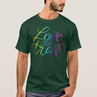 liefde is een val vrienden t-shirt