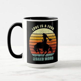 Liefde Is Een Vierbenig Woord - Paardliefhebbers Mok