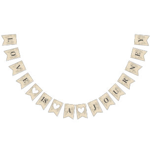 Liefde is een Vrijgezellenfeest voor reiskaartjes  Vlaggetjes