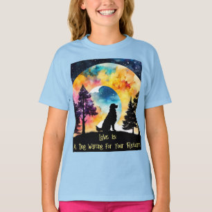 Liefde is een waterverf t-shirt