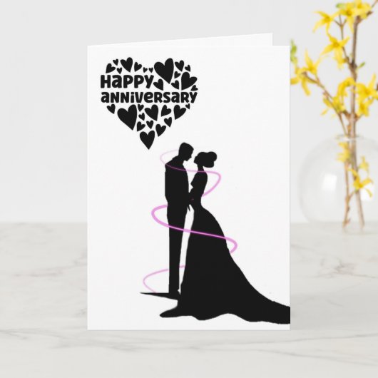 LIEFDE IS EEN *ZEER PRACHTIG DING* ONS JUBILEUM KAART (Gele Bloem)