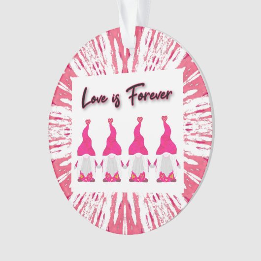 liefde is eeuwig ornament (voorkant)