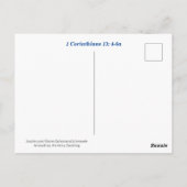 LIEFDE IS geduldig Briefkaart (Achterkant)