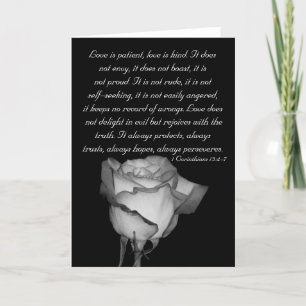 Liefde is geduldig... kaart