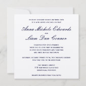 Liefde is geduldig.. marjoen en zilveren kalligraf kaart (Achterkant)