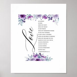Liefde is Geduldig Vriendelijk Is Niet Afgunstig B Poster