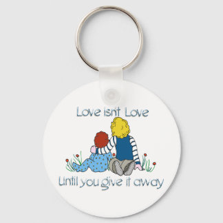 Liefde is geen liefde sleutelhanger