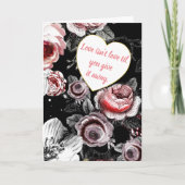 Liefde is geen Liefde totdat je het weggeeft Moede Bedankkaart (Voorkant)