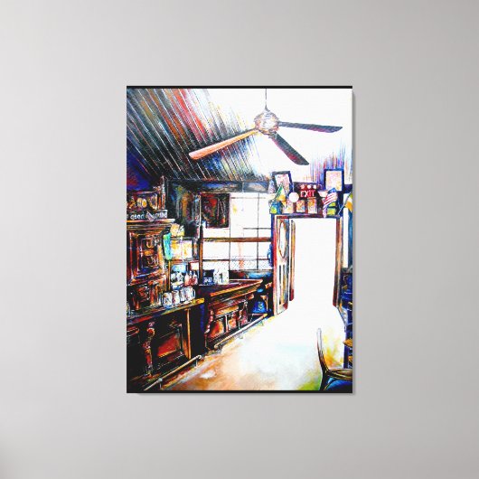 Liefde is geen muur, het is een brug canvas afdruk (Voorkant)