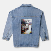 Liefde is geen muur, het is een brug denim jacket (Achterkant)