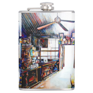 Liefde is geen muur, het is een brug heupfles