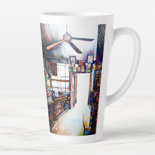 Liefde is geen muur, het is een brug latte mok (Rechts)