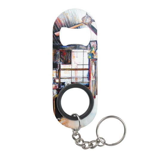 Liefde is geen muur, het is een brug mini flessenopener (Achterkant)