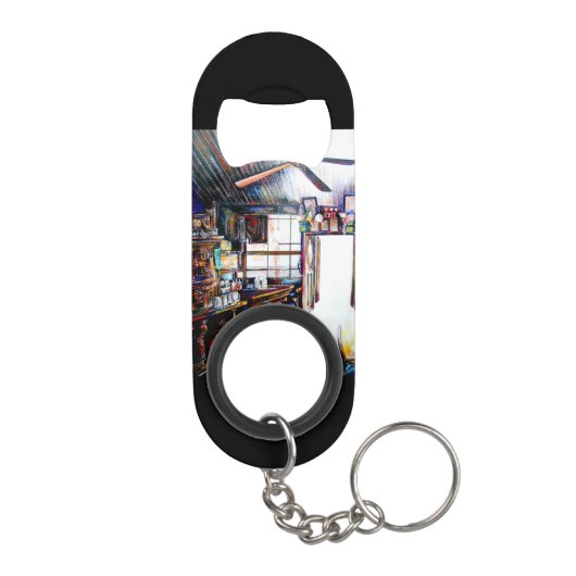 Liefde is geen muur, het is een brug mini flessenopener (Achterkant)