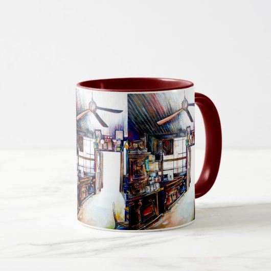 Liefde is geen muur, het is een brug mok (Voorkant rechts)