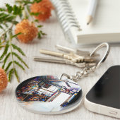 Liefde is geen muur, het is een brug sleutelhanger (Voorkant Rechts)