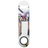 Liefde is geen muur, het is een brug speed flessenopener (Achterkant)