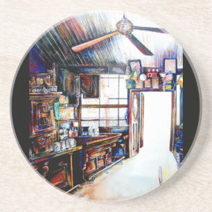 Liefde is geen muur, het is een brug zandsteen onderzetter